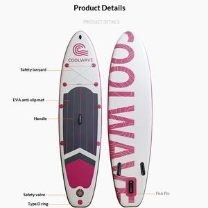 Planche de surf gonflable CoolWave-J306, <span class=keywords><strong>Stand</strong></span>-<span class=keywords><strong>Up</strong></span> <span class=keywords><strong>Paddle</strong></span> Board, double couche, sports nautiques, EVA antidérapant, multifonctionnel - Product Image 2
