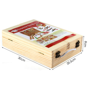 Boîte à outils en <span class=keywords><strong>bois</strong></span> pour enfants, <span class=keywords><strong>jouet</strong></span> de jeu de rôle éducatif, <span class=keywords><strong>jouet</strong></span> multifonctionnel en <span class=keywords><strong>bois</strong></span> pour garçons, jeu de démontage de vis et d'écrous - Product Image 3