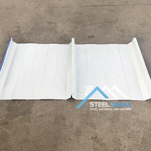 Máquina formadora de rollos de techo de costura de pie R18 de Metal de acero galvanizado de gran oferta para el mercado mexicano - Product Image 6