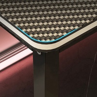 Mesa de computadora en forma de L, escritorio para juegos y silla