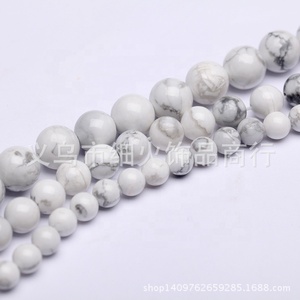 Perline Rotonde in Pietra Naturale di Alta Qualità 4/6/8/10/12mm Turchese Bianco <span class=keywords><strong>Howlite</strong></span> - Product Image 6