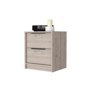 Washington Nightstand Two Large Drawers <b>Storage</b> Drawer Bedroom Furniture - Product Image 5