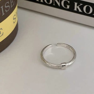 S925 Sterling Silver Minimalist Thin Band <b>Ring</b> For Women Geometric <b>Open</b> Design Everyday Wear - Product Image 3