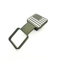 Cnc personnalisé pièces automobiles transfrontalières voiture bouchon d'obturation remorque crochet bouchon anti-poussière bouche carrée housse de protection 2 pouces couvercle de remorquage