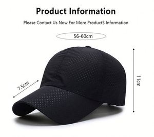 Gorra de béisbol de malla personalizada para hombre, gorra de poliéster para verano, protección solar para exteriores, transpirable, gorra de pesca con visera de pico de pato - Product Image 3