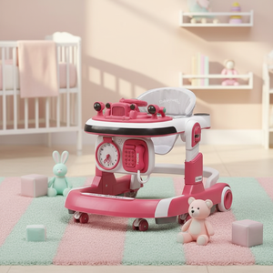 Andador Plegable 4 en 1 de Plástico de Alta Calidad para Bebés con Reloj, 6 Ruedas, Nuevo Diseño, Música <span class=keywords><strong>y</strong></span> Aprendizaje para Caminar MLT-511Q - Product Image 6