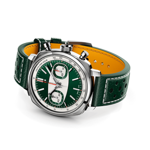 นาฬิกา Breitling รุ่น BLS-V2 Top Time ระบบจักรกล สายหนังแท้ ตัวเรือนโลหะ กระจกมิเนอรัล กันน้ำ 50 บาร์ ตัวล็อคแบบ Tang Buckle - Product Image 4