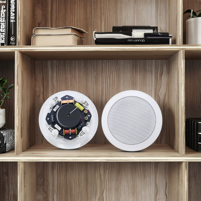 1.25\" AVC 50W 8 Ohm Metal Grille 8 Inch ABS Case Home 2\" Dome Ceiling Speaker for Home Theatre with WiFi Communication