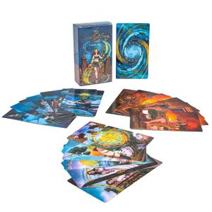 Custom <b>Box</b> Party Personal Entertainment Gold Edge Tarot Cards with Paper Guidebook - Product Image 6