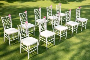 Chaise de Banquet Moderne Blanche Élégance pour Hôtels et Villas pour Événements Extérieurs Mariages et Meubles de Salon Vente en Gros Prix Bas - Product Image 6