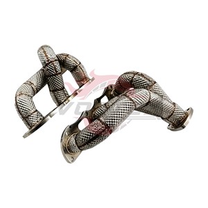 Collecteurs d'échappement Vortex Performance pour Porsche 911 991 Turbo S, manifolds de course avec isolation thermique et protection contre la chaleur - Product Image 2