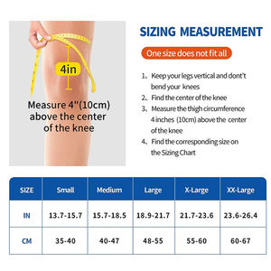 Dolor de rodilla personalizado Dolor de rodilla MCL Compresión ajustable Rodilla Almohadilla rotuliana con estabilizadores laterales para <span class=keywords><strong>meniscal</strong></span> Tear Hombres Mujeres - Product Image 2