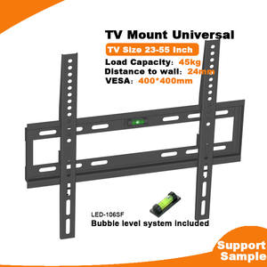 Soporte de Pared Universal para <span class=keywords><strong>TV</strong></span> con Inclinación VESA para Pantallas de 55 50 47 43 42 40 32 28 21 Pulgadas, Soporte Ajustable - Product Image 4