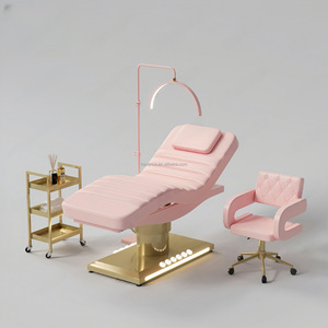 Cama de Lujo para Pestañas Personalizable de Fábrica con 2/3/4 Motores, Eléctrica y Ajustable, para Salón de Belleza, Peluquería, Barbería y Salón de Uñas, de Uso Comercial - Product Image 5