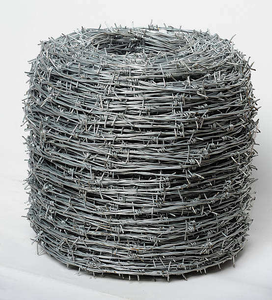 Weather Resistant Hot Dipped Galvanized Iron Wire Barbed Wire Coil 14 Gauge Anti-Climb Barrier for Farm & <b>Border</b> Protection - Product Image 1