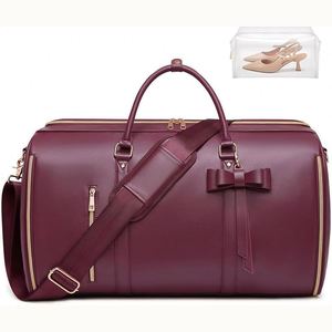 Free sample Convertible Garment Duffle Bags <b>for</b> Men <b>Women</b> With <b>Shoe</b> Compartment Hanging Suitcase Suit Travel Garment Bags - Product Image 1