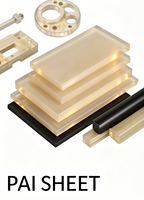 Plaque en polyamide-imide Torlon PAI en gros, haute résistance, résistante aux produits chimiques, pour pièces d'usinage de précision
