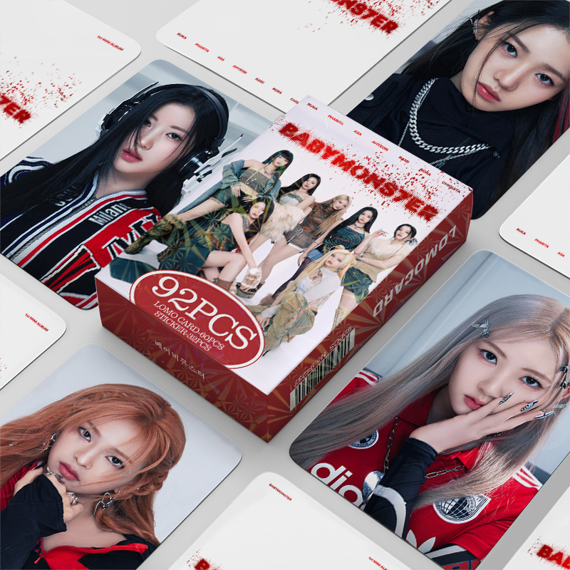 92 star LOMO Cards Total Baby Monster фотокарточки застряли в середине альбома маленькие карточки в наличии