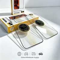 FLAYR 500C Protection d'écran en verre trempé à découpe diamantée incurvée, impression soyeuse, couverture intégrale pour iPhone 18 17 Pro 16 15 14 13 12 Pro Max