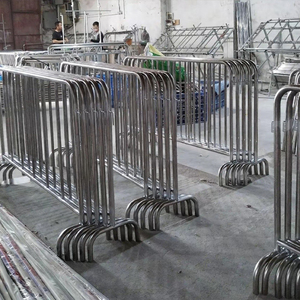 Maßgefertigter Outdoor-Großhandel Eisenpferd-Geländer Quadratische Bauzaun-Barriere/Eisenpferd-Geländer - Product Image 5