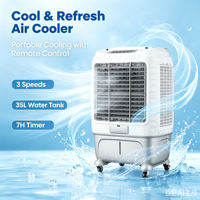 Refroidisseur d'air et d'eau industriel 200W, climatiseur détachable, refroidisseur d'air évaporatif