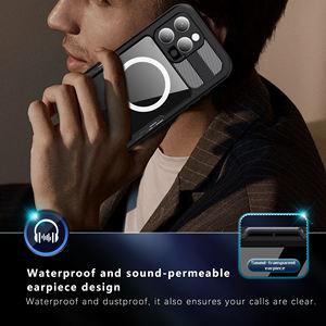 เคสกันกระแทก 360 องศา แบบแม่เหล็ก สำหรับ iPhone 16 Pro Max 17Pro S24 S25 S26 Ultra S25 <span class=keywords><strong>FE</strong></span> A55 A56 เคส <span class=keywords><strong>IP68</strong></span> กันน้ำ - Product Image 5