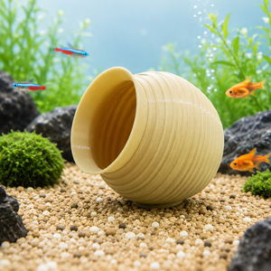 Cachette pour aquarium imprimée en 3D, lieu de cachette spécial pour poissons betta thaïlandais, petite grotte de reproduction pour poissons et crevettes d'ornement - Product Image 3