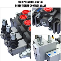 Vanne de commande directionnelle sectionnelle DCV140 100L-Min, pilotée pneumatiquement et hydrauliquement, pour engins de levage mobiles
