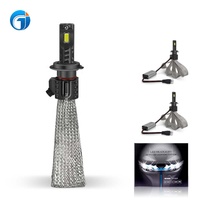 JG 16C Led cuivre bande série sans ventilateur puissant 110W 10000LM H4 H11 voiture ampoule 3570 CSP puce 9006 9005 H7 Led phare ampoule