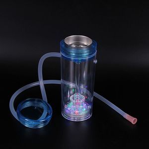 Zhizunlin bán buôn xách tay LED hookah Shisha cup <span class=keywords><strong>Set</strong></span> ánh sáng lên du lịch nhựa xe hút cup hookah - Product Image 2