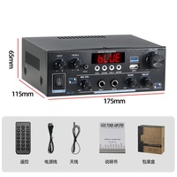 Amplificateur de puissance audio numérique BT mini 2.0 canaux AK55 HIFI pour bibliothèque domestique