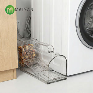 नया पुनः प्रयोज्य स्वचालित माउस ट्रैप काले प्लास्टिक चूहे जाल जाल के साथ पशु नियंत्रण के लिए रोडेंट-पनरोक और पर्यावरण के अनुकूल - Product Image 4