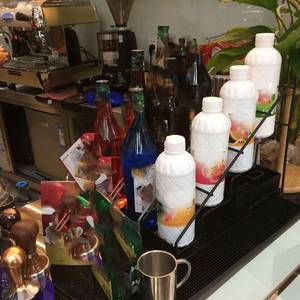 Bouteille fil présentoir <span class=keywords><strong>Monin</strong></span> sirop café support de stockage multifonction lait thé tasse support affichage - Product Image 5