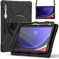 Stok tersedia Oem Odm cangkang keras kustom kulit Pu casing penutup Tablet pelindung kasar untuk Samsung Tab S9 Ultra14.6"