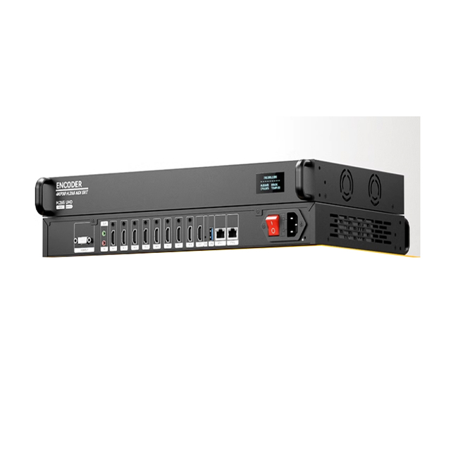 TUOYING ENC8-1U HD 8-channel Video Encoder for Input Direct Streaming Support RTSP RTMP HLS UDP Protocols IP/VGA Output