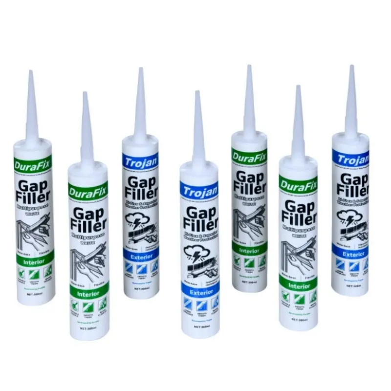 Free Samples 300ml caulking acrylic paintable water-base silicone sealant