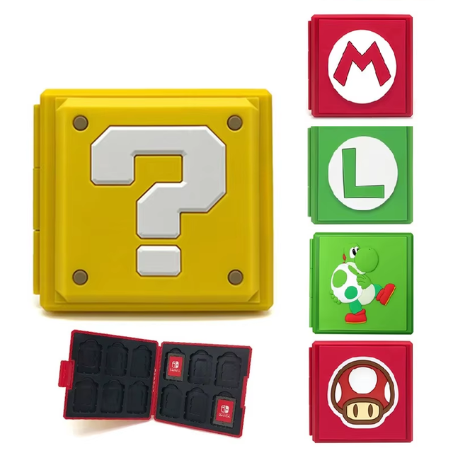 12-in-1 for Nintendo for Switch Lite OLED Game Accessories Storage Hard Case with Plastic Card Game Box