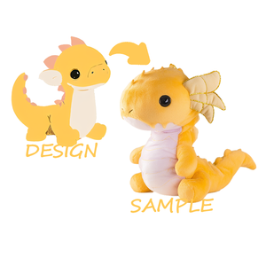 Pabrik Profesional Membuat Mainan Boneka Dinosaurus Naga Lucu yang Dapat Disesuaikan, Boneka Plushie Lembut Kustom yang Cocok untuk Anak-anak. - Product Image 4