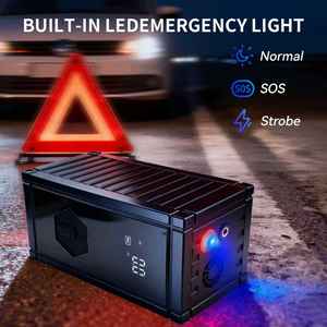 다기능 휴대용 12V 150PSI 스마트 무선 인플레이터 8000A 에어 컴프레서가있는 모든 가스 10L 디젤 점프 스타터 - Product Image 2