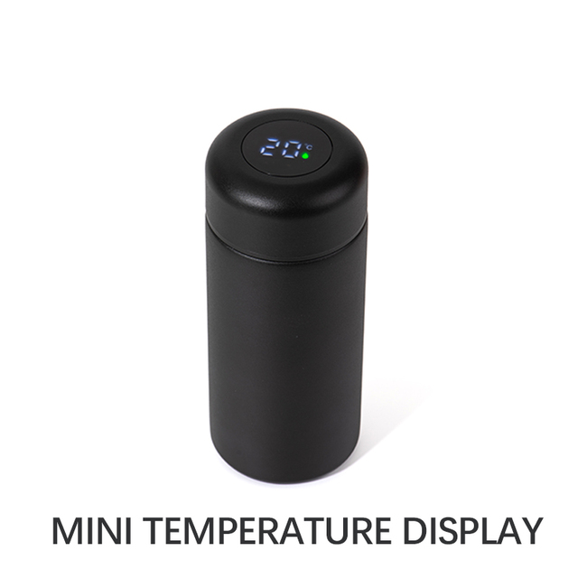 Insulated Vacuum Bottle 300ml Mini Temperature Display 316 Stainless Steel Tumbler for Daily Use Outdoor Indoor Custom Logo