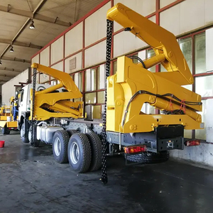 รถบรรทุกติดเครน SINOTRUK HOWO 8X4 20GP แบบติดตั้งด้านข้าง เครื่องยนต์ดีเซล เกียร์ธรรมดา รับน้ำหนัก 20 ตัน พร้อมขาย - Product Image 2