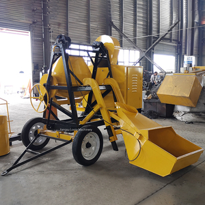 JH510L grand mélangeur à <span class=keywords><strong>béton</strong></span> à moteur diesel avec chariot et trémie ascendante - Product Image 3