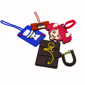 Customized PVC Cartoon Anime Character Cute Rabbit Laser Color PVC Silicone Soft Rubber Rabbit Animal Bag Tag Bag Marker - Product Image 5