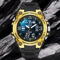 Reloj Para Hombre Electrónico de Fuerzas Especiales, Tendencia de Moda, Deportivo para Exteriores, Resistente al Agua con Puntero en la Esfera