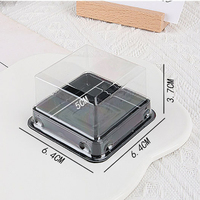 Boîte d'emballage d'affichage jetable en plastique transparent Yuxuan pour gâteau à la crème