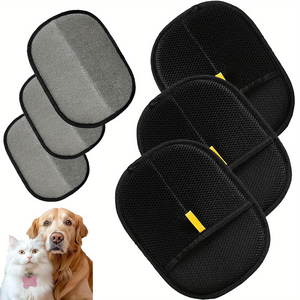 Lot de 3 brosses écologiques réutilisables lavables douces anti-puces multifonctions pour l'élimination des poils d'animaux chiens chats vêtements meubles - Product Image 4