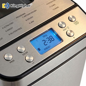 Machine à pain automatique en acier inoxydable, électrique, multifonction, 12 programmes, équipement de cuisson <span class=keywords><strong>pour</strong></span> la maison et les petites entreprises - Product Image 5