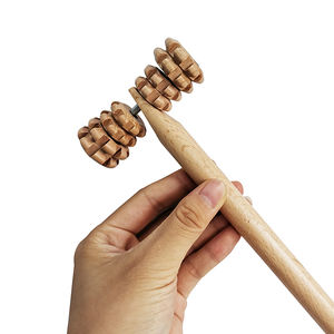 Rodillo de Masaje de Madera de Haya de Alta Calidad, Fabricado en China, para el Cuerpo, Anticelulitis, Drenaje Linfático - Product Image 5