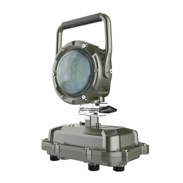 Rechargeable LED Explosion-Proof Work Light Hand Lamp with ATEX Certification for Mobile Lighting