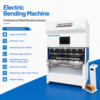Prensa Plegadora Servo sin Mantenimiento 70T 1250mm con Control CNC, Máquina de Precisión para Chapa Metálica con Opción Mini 3T 200mm